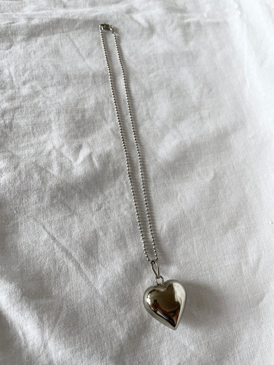 925 big chubby heart pendant