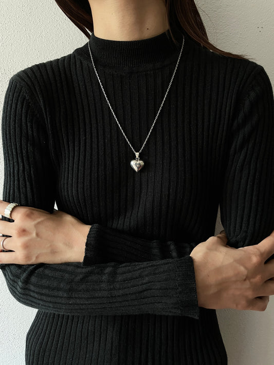 925 small chubby heart pendant