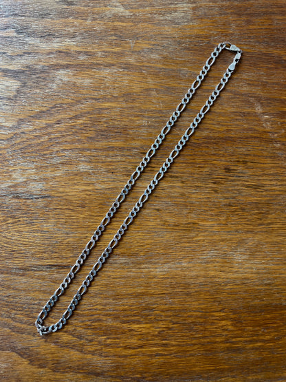 Vintage sterling silver chain necklace