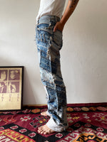 Vintage Levi's crazy patch worked denim trouser