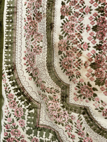 vintage jacquard big fabric