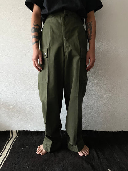 60's dead stock dutch military wide trouser