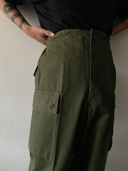 60's dead stock dutch military wide trouser