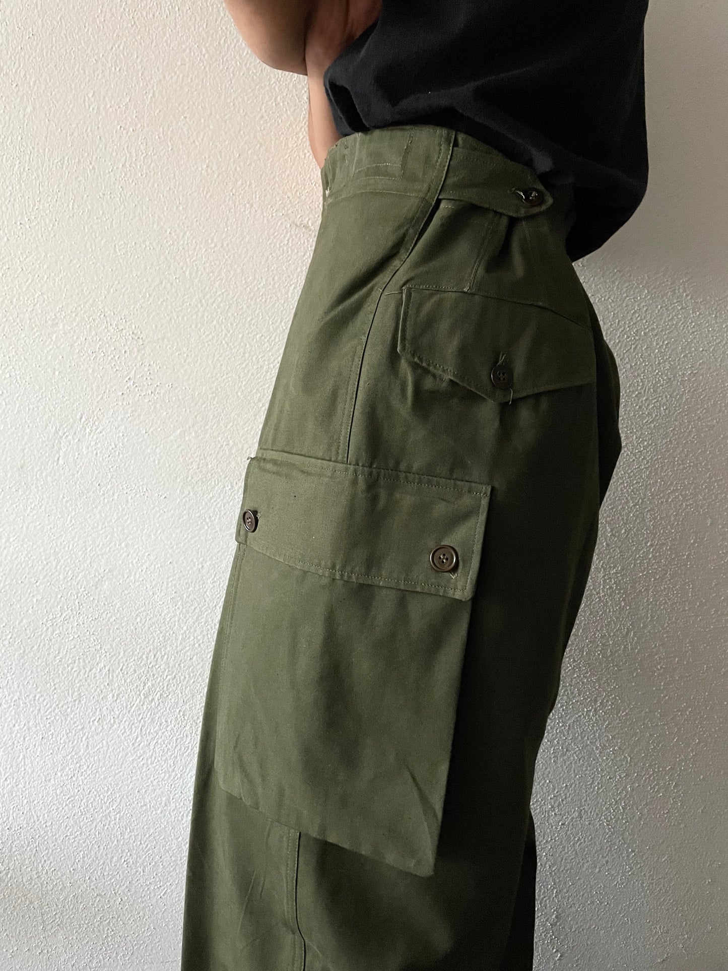 60's dead stock dutch military wide trouser