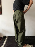 60's dead stock dutch military wide trouser