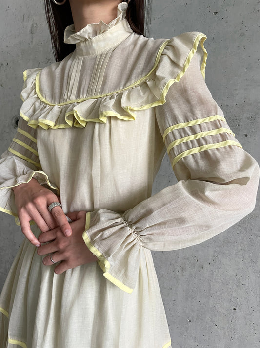 Victorian style frill dress