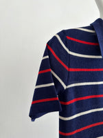80's France girl knit dress