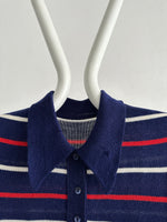 80's France girl knit dress