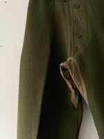 dead stock 1951's british army wool liner pants