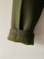 dead stock 1951's british army wool liner pants