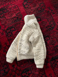 1970s wool pile & knit blouson