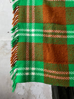 Vintage Wool n Acryl blanket 2p set.