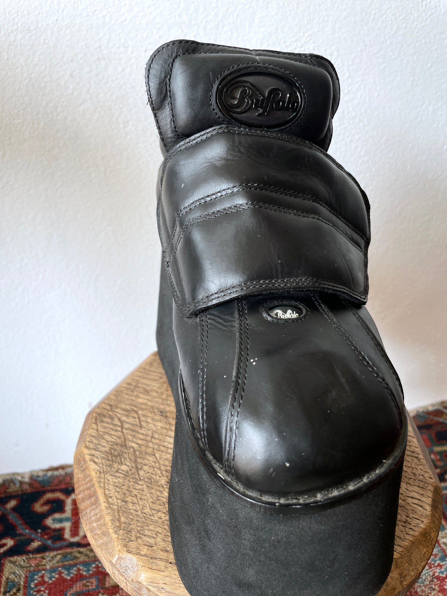 90's Buffalo rising towers boots made in Spain