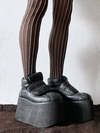 90's Buffalo rising towers boots made in Spain