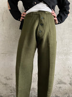 dead stock 1951's british army wool liner pants