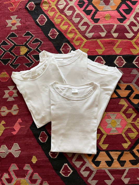 90s~ plain tee 4p set