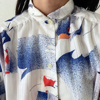 cool pattern blouse