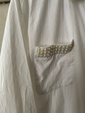 90's beaded shirt, dead stock