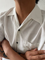 70s germany open collar shirt