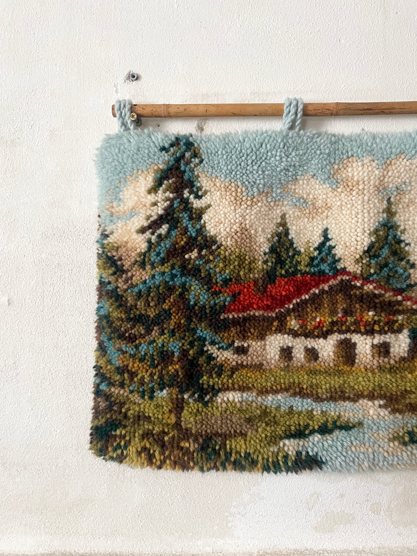 70's wall hanging tapestry