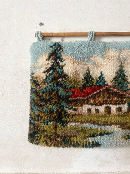 70's wall hanging tapestry