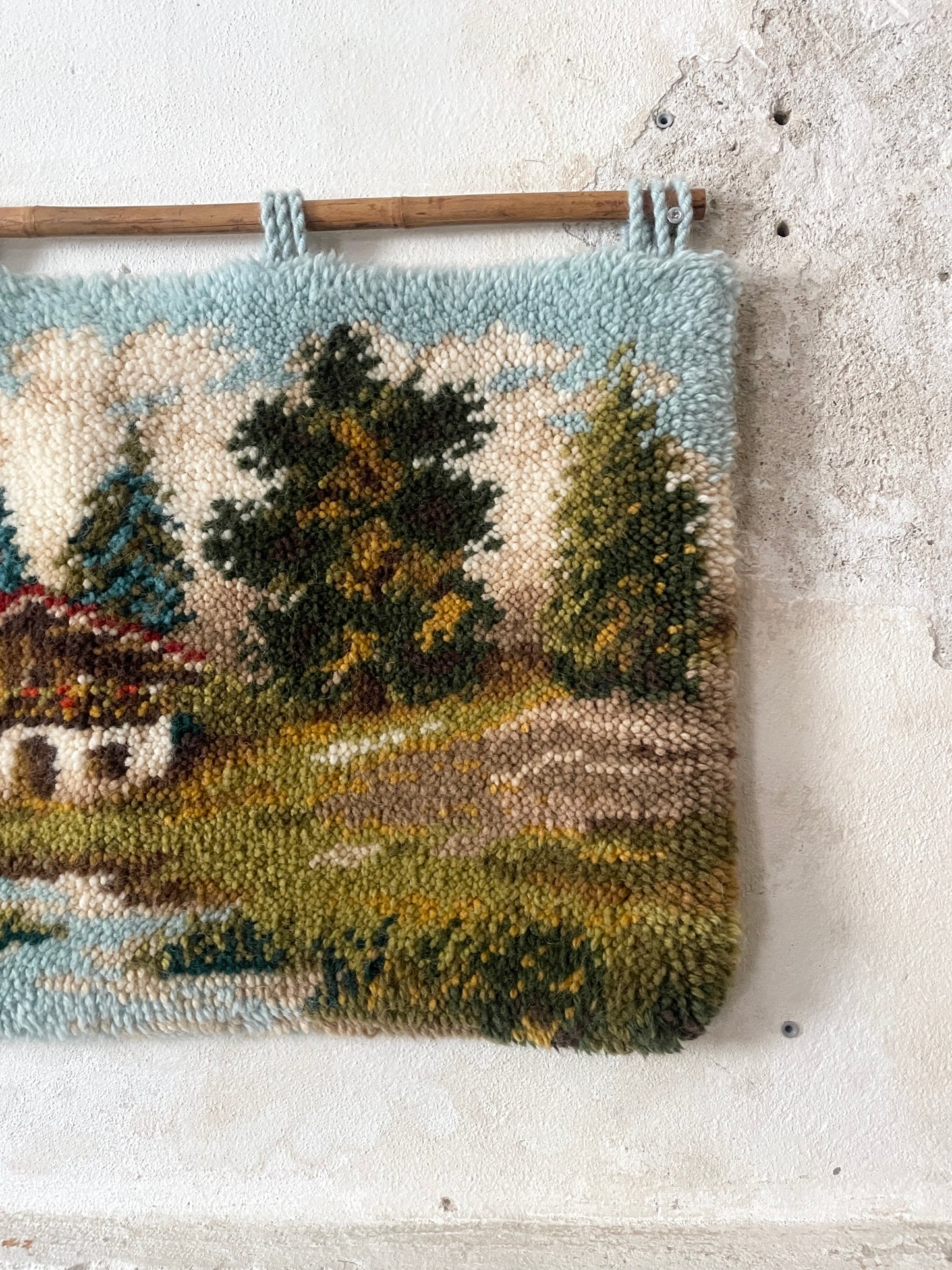 70's wall hanging tapestry