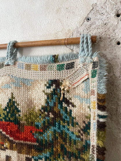 70's wall hanging tapestry