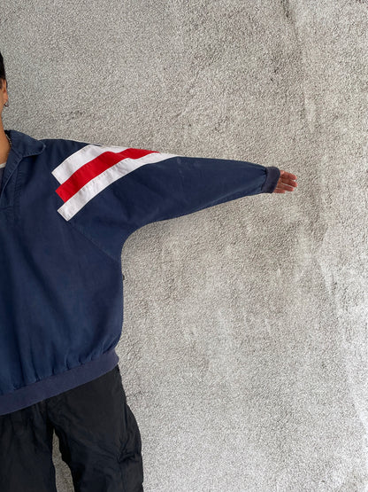 80s-90s Adidas Canvas cotton pullover