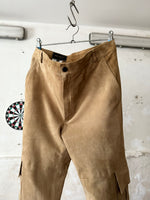 France suede cargo pants (極上)