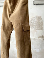 France suede cargo pants (極上)