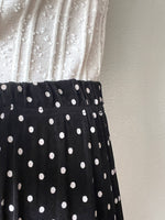 dots maxi skirt