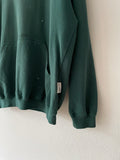 90s Hoodie green -L-