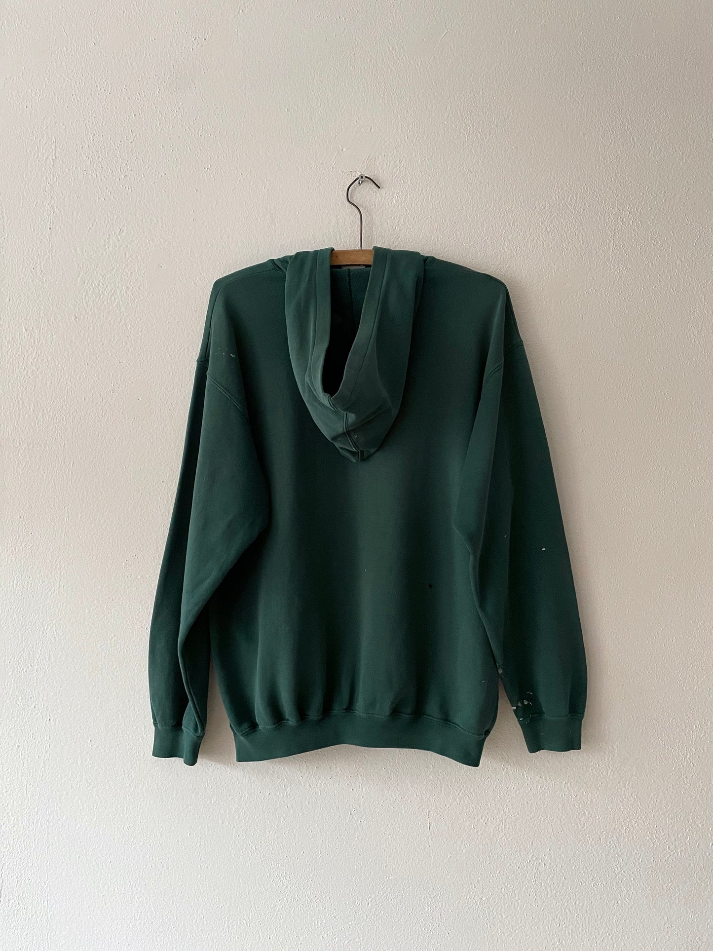 90s Hoodie green -L-