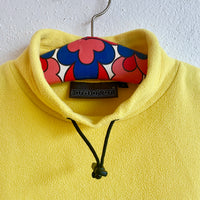 yellow fleece vest