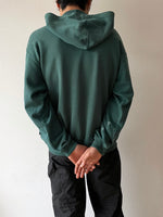 90s Hoodie green -L-