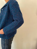 vintage hand knitted wool jacket