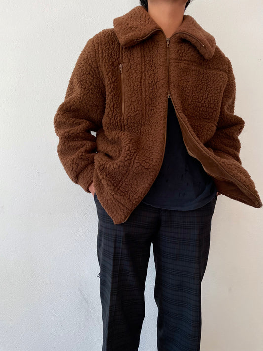 dead stock 70's VEB deep pile bear jacket