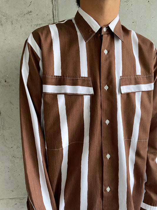 70's Stripe shirt. French dead stock.