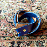 vintage leather nave belt
