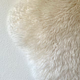 White mouton rug , Germany sheep skin