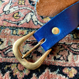 vintage leather nave belt