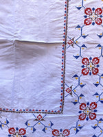 vintage linen table cloth