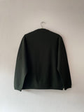 60's leather and knit pullover