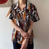 70's abstract shirt