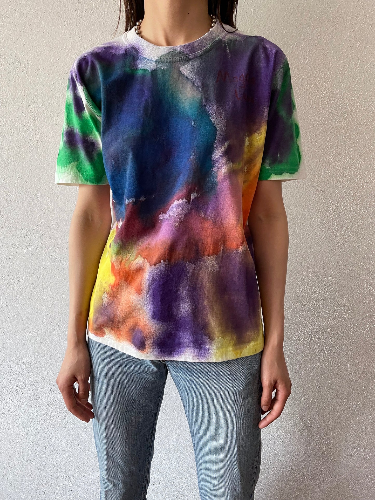 Amazing hand painted tee.