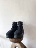 CATWALK platform shoes - black suede