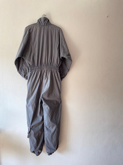 1980's gray jumpsuit