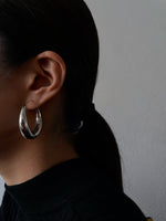 plump hoop earrings