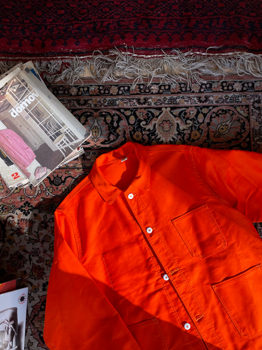 80s orange moleskin