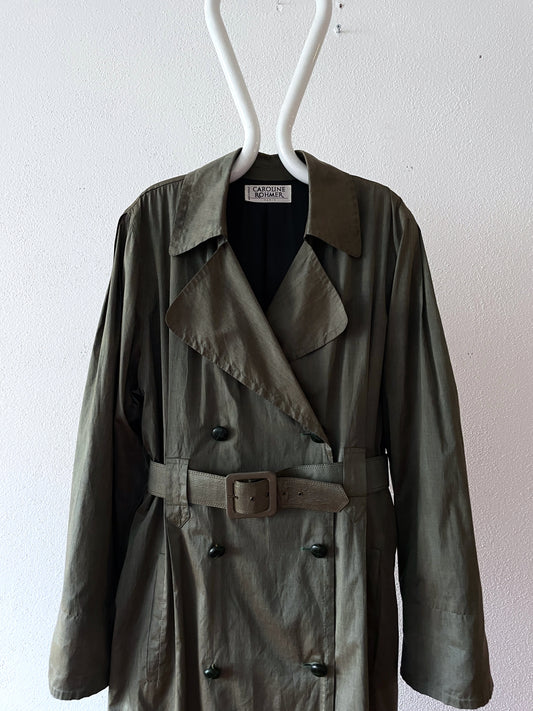 iridescence double breasted coat